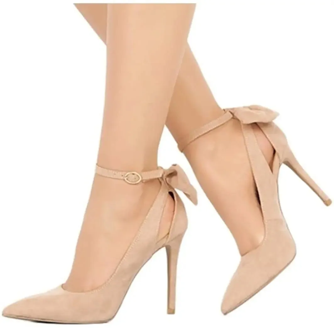Bowtie High Heel Ankle Strap heels