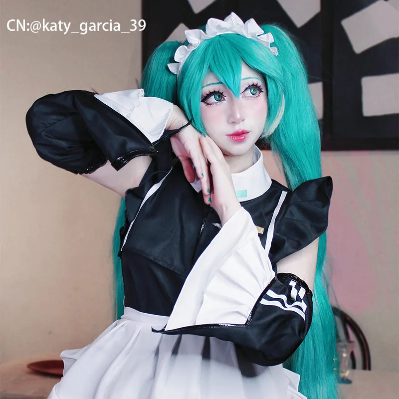 Hatsune Miku Sporty Maid Cosplay Costume