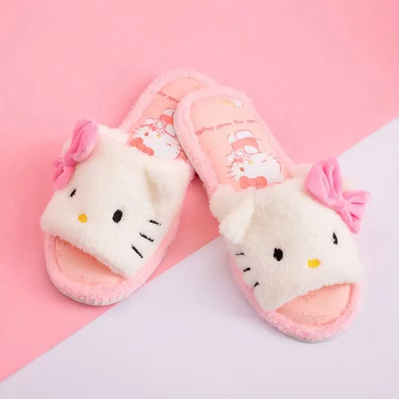 Kawaii Kuromi Mymelody Cinnamoroll Home Slippers