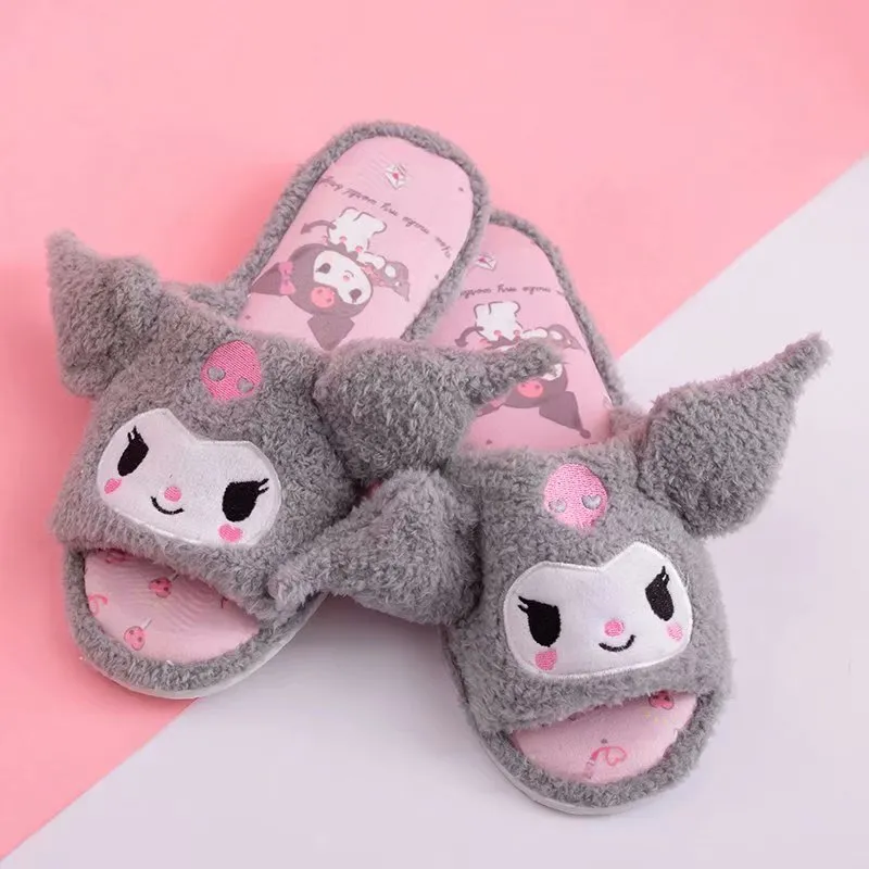 Kawaii Kuromi Mymelody Cinnamoroll Home Slippers