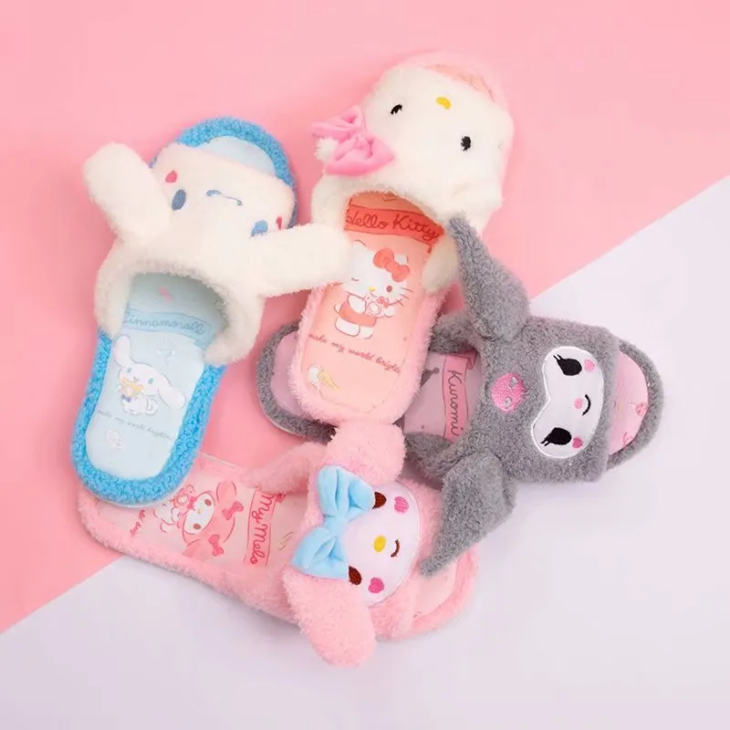 Kawaii Kuromi Mymelody Cinnamoroll Home Slippers