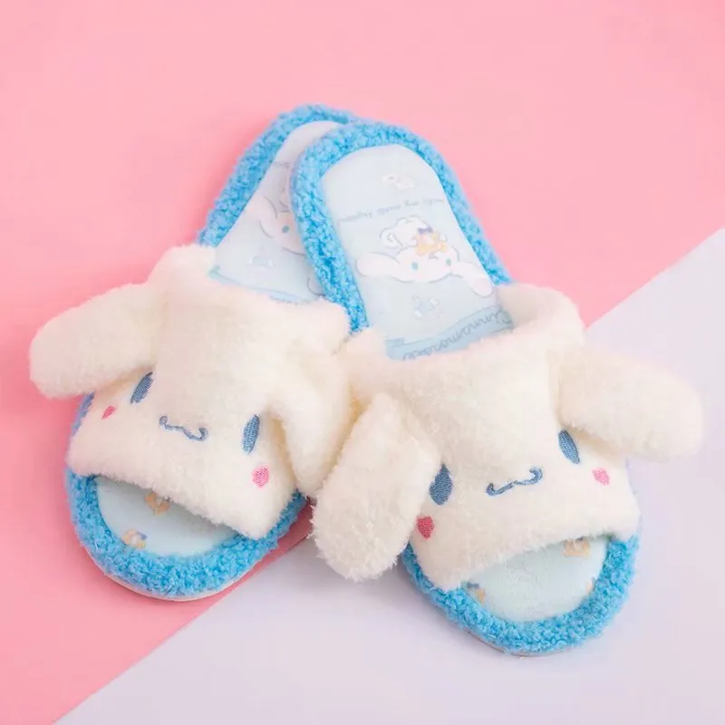 Kawaii Kuromi Mymelody Cinnamoroll Home Slippers