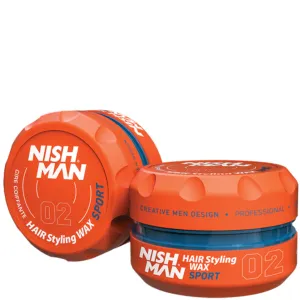Nishman Aqua Hair Styling Wax 02 Sport