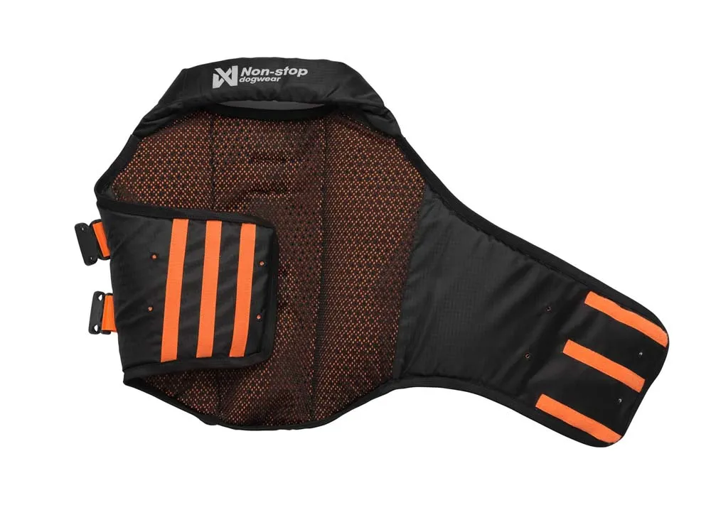 Non-stop Dogwear Protector Life Jacket Size 2 Black/Orange | Buy Non-stop Dogwear Protector Life Jacket Size 2 Black/Orange here | Outnorth