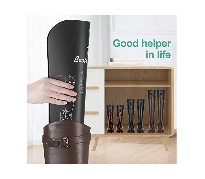 Phoedg 8 Sheets 4 Pairs Boot Shapers Form Inserts Boots Tall Support for Women and Men- With 1pcs shining buffing and cleaning glove