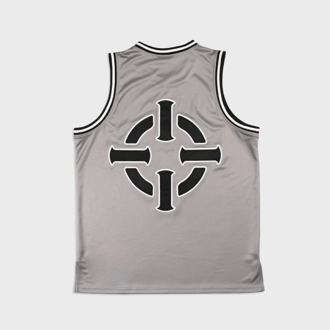 PROPER KIDS TARGET STREET JERSEY GREY/BLACK