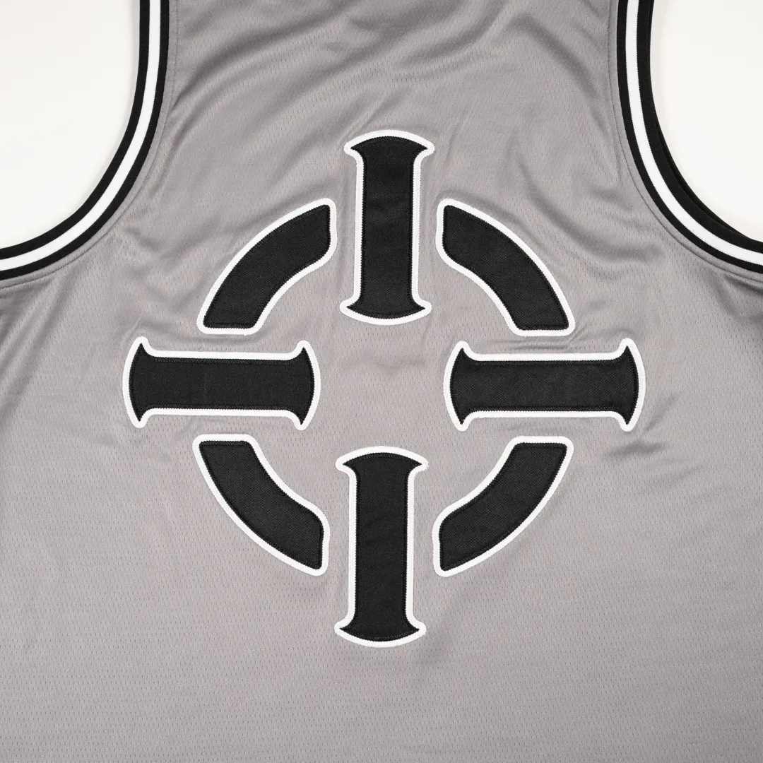 PROPER KIDS TARGET STREET JERSEY GREY/BLACK
