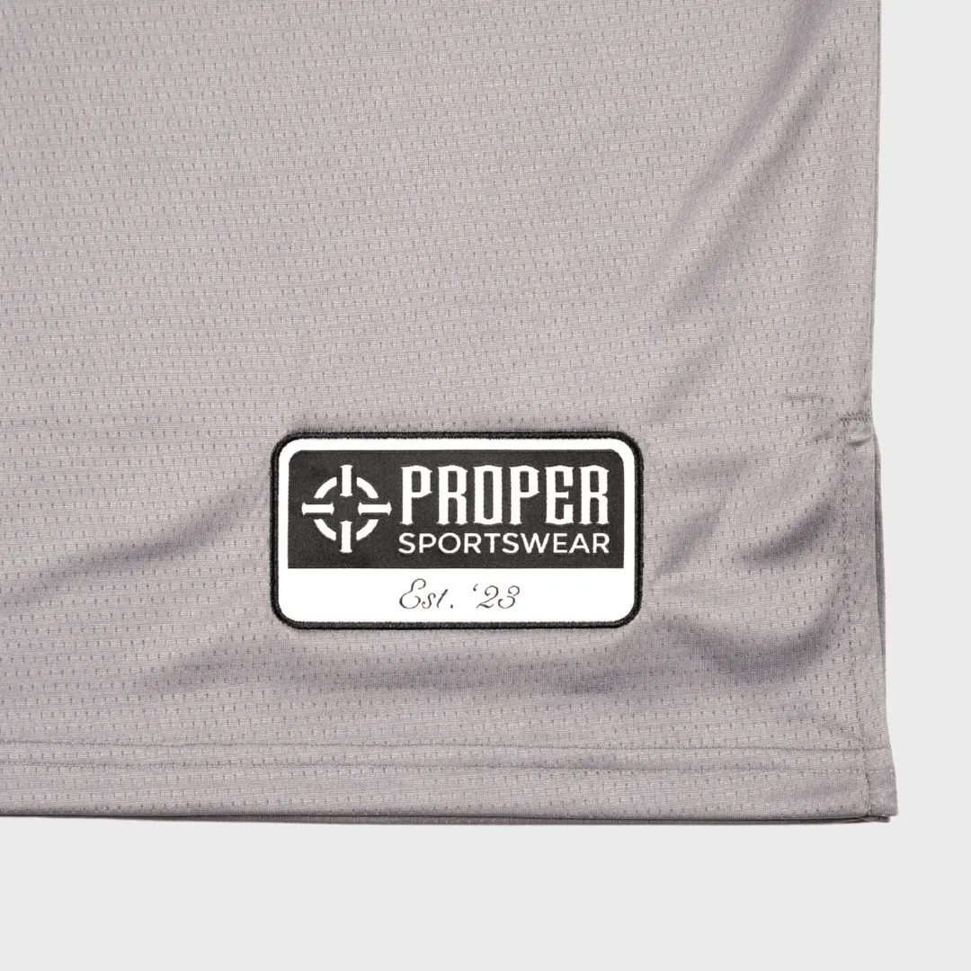 PROPER KIDS TARGET STREET JERSEY GREY/BLACK