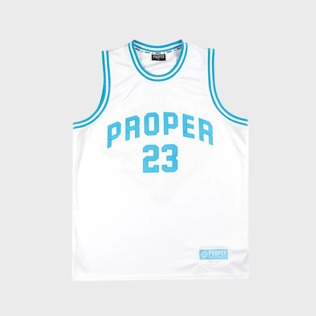 PROPER KIDS TARGET STREET JERSEY WHITE/BLUE