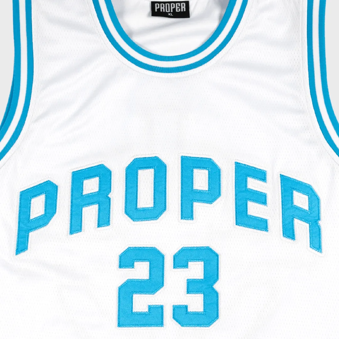 PROPER KIDS TARGET STREET JERSEY WHITE/BLUE