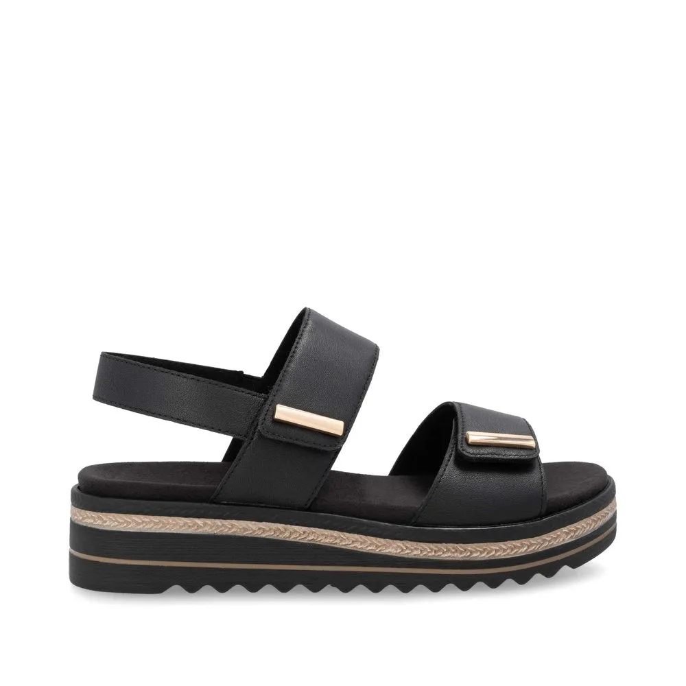 REMONTE JOCELYN 59 WEDGE BLACK