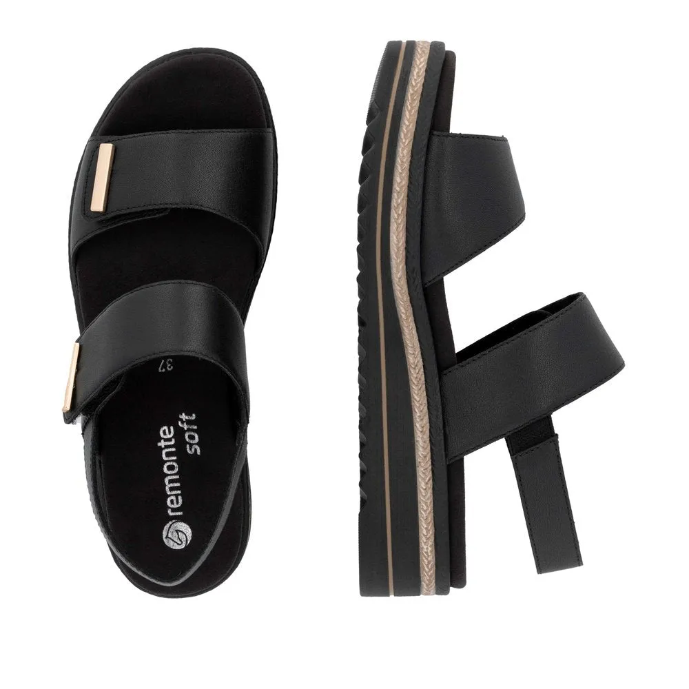 REMONTE JOCELYN 59 WEDGE BLACK