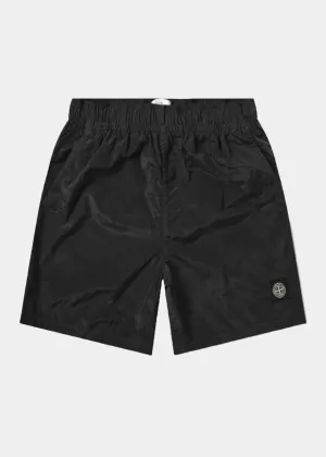 STONE ISLAND: SHORTS [BLACK]